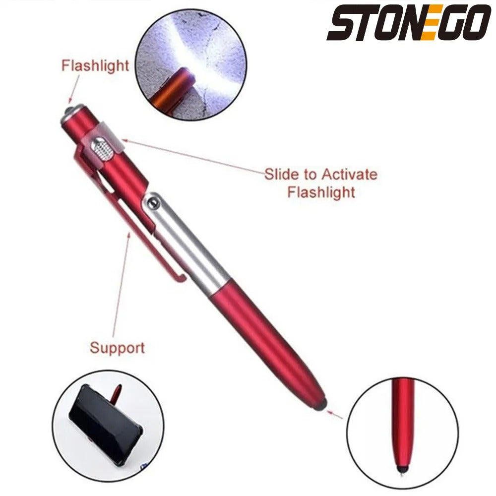 4 in 1 Multifunctional Foldable Ballpoint Pen